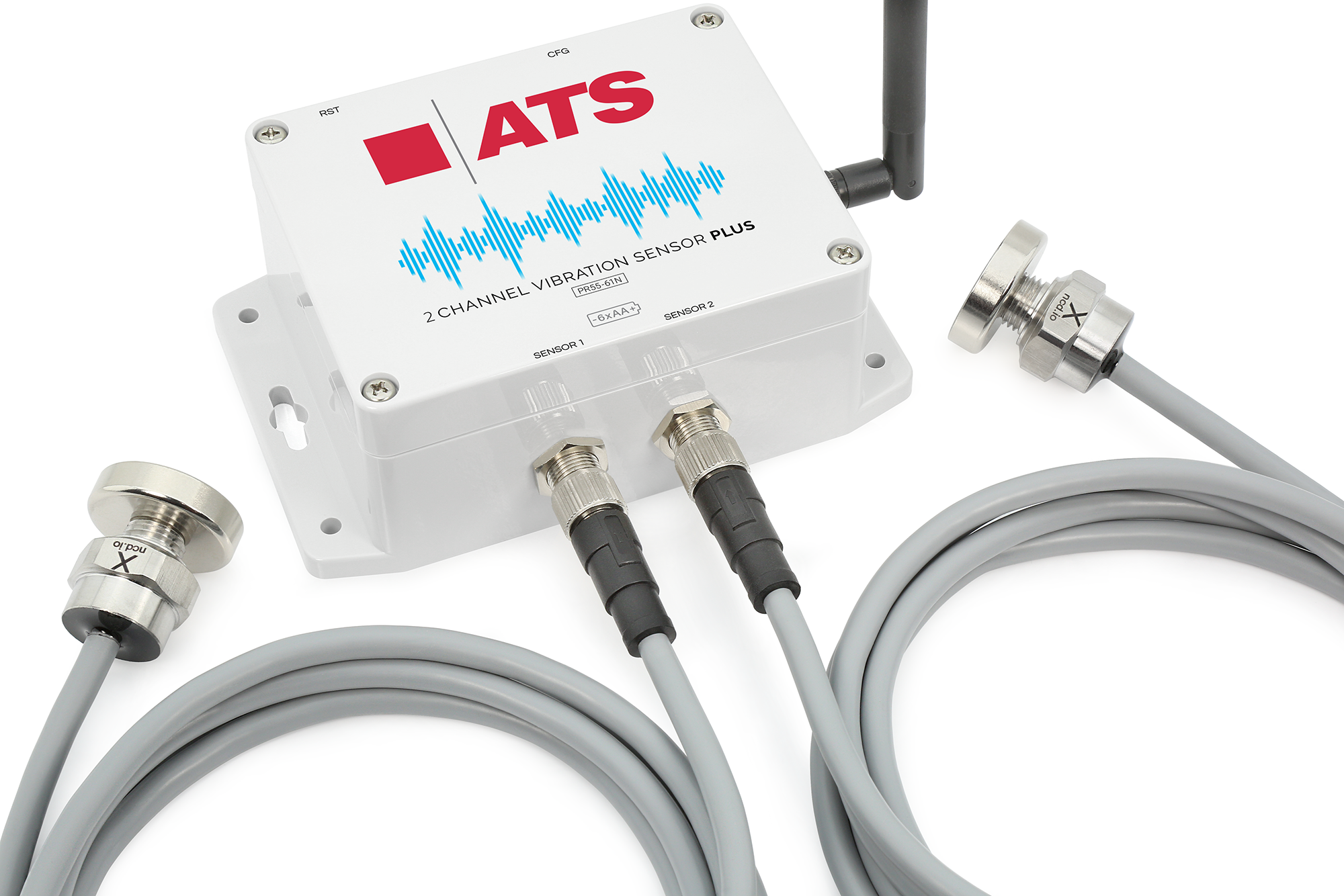 CP-ATS Industrial IoT Wireless 2 Channel Vibration Temperature Sensor V3