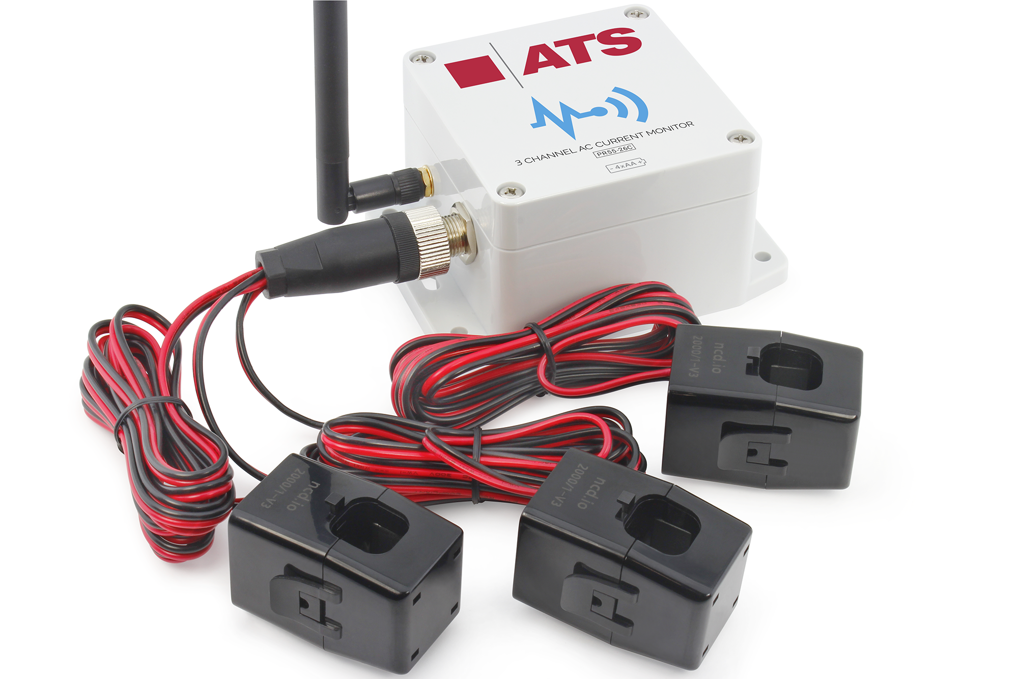 CP-ATS 3 Channel Industrial IoT Wireless AC Current Monitor Sensor