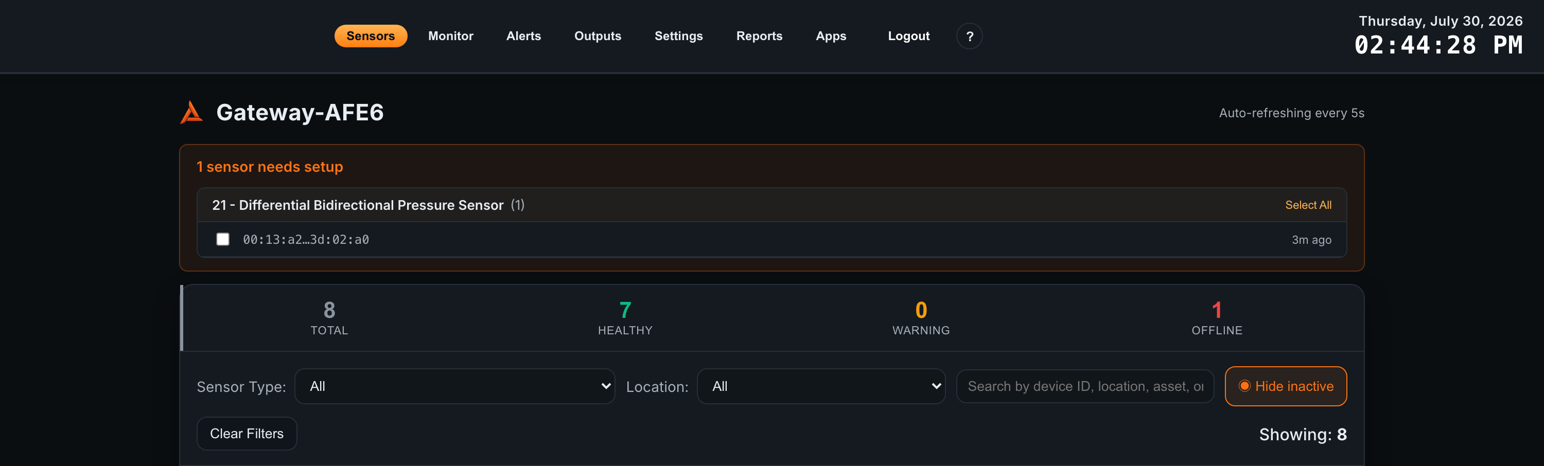 02 sensors needs setup