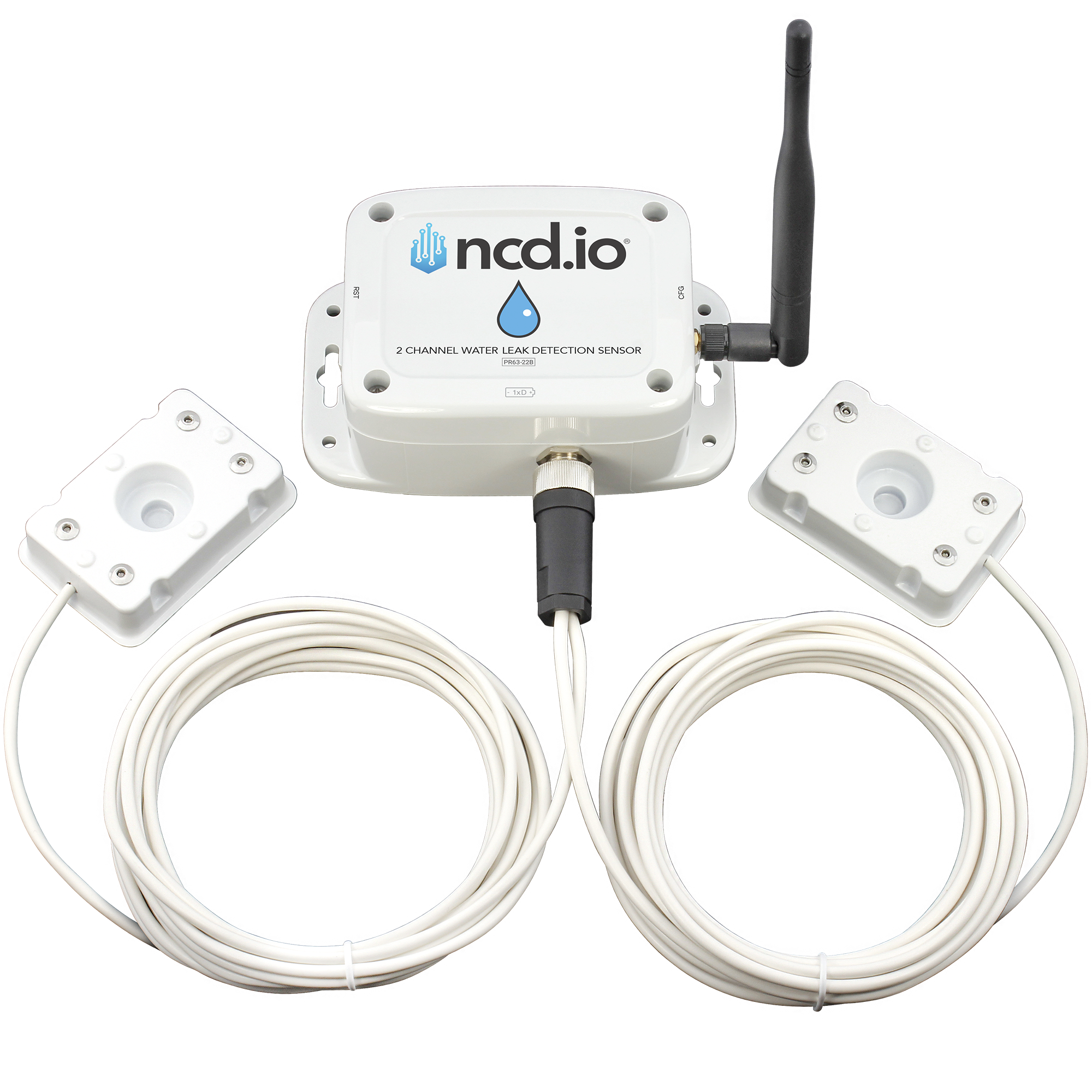 2-Channel Wireless Water Detect Puck Sensor