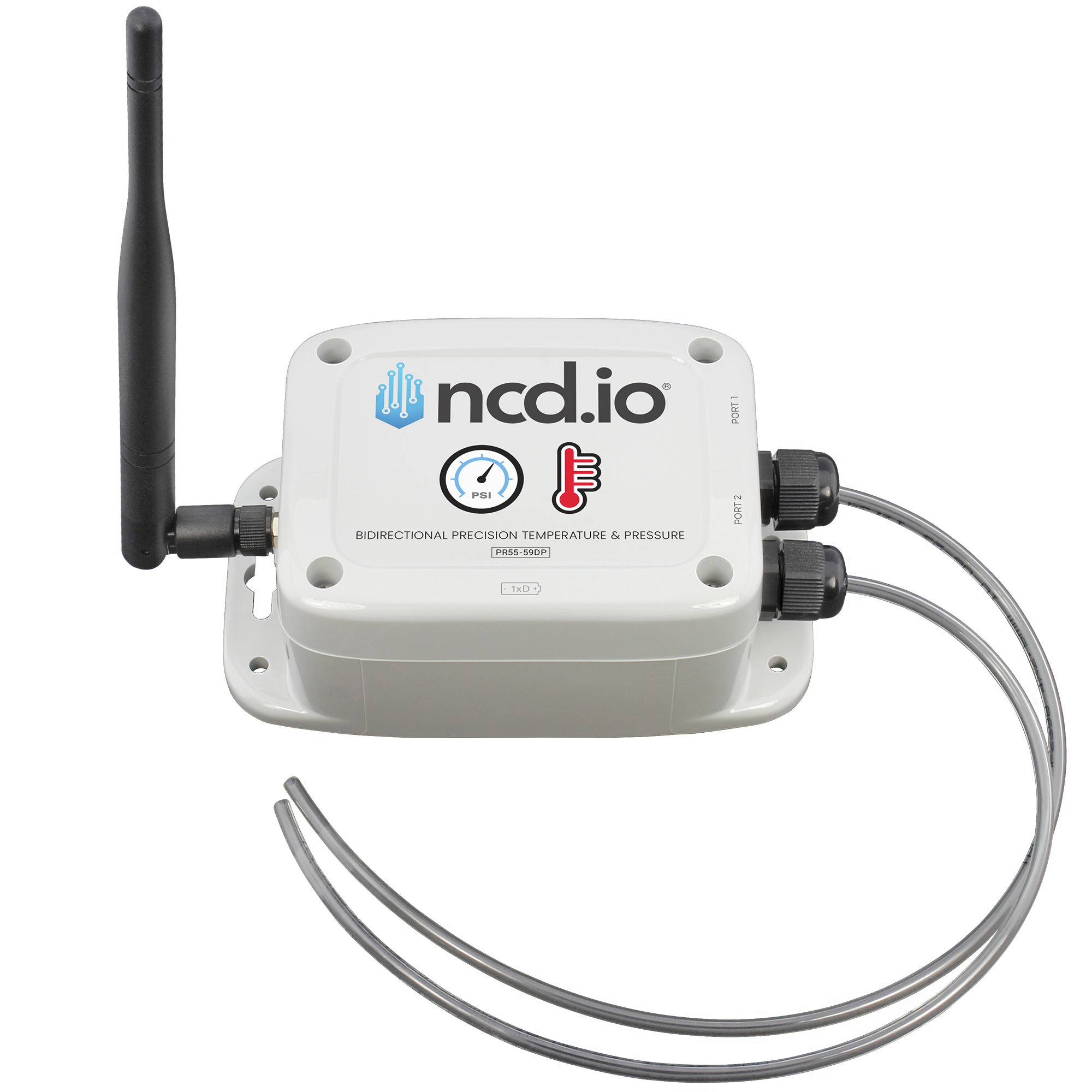 Industrial Wireless Bidirectional Differential Pressure & Temperature Sensor
