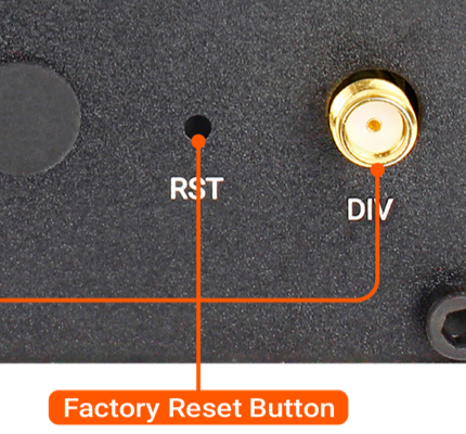 13 factory reset button