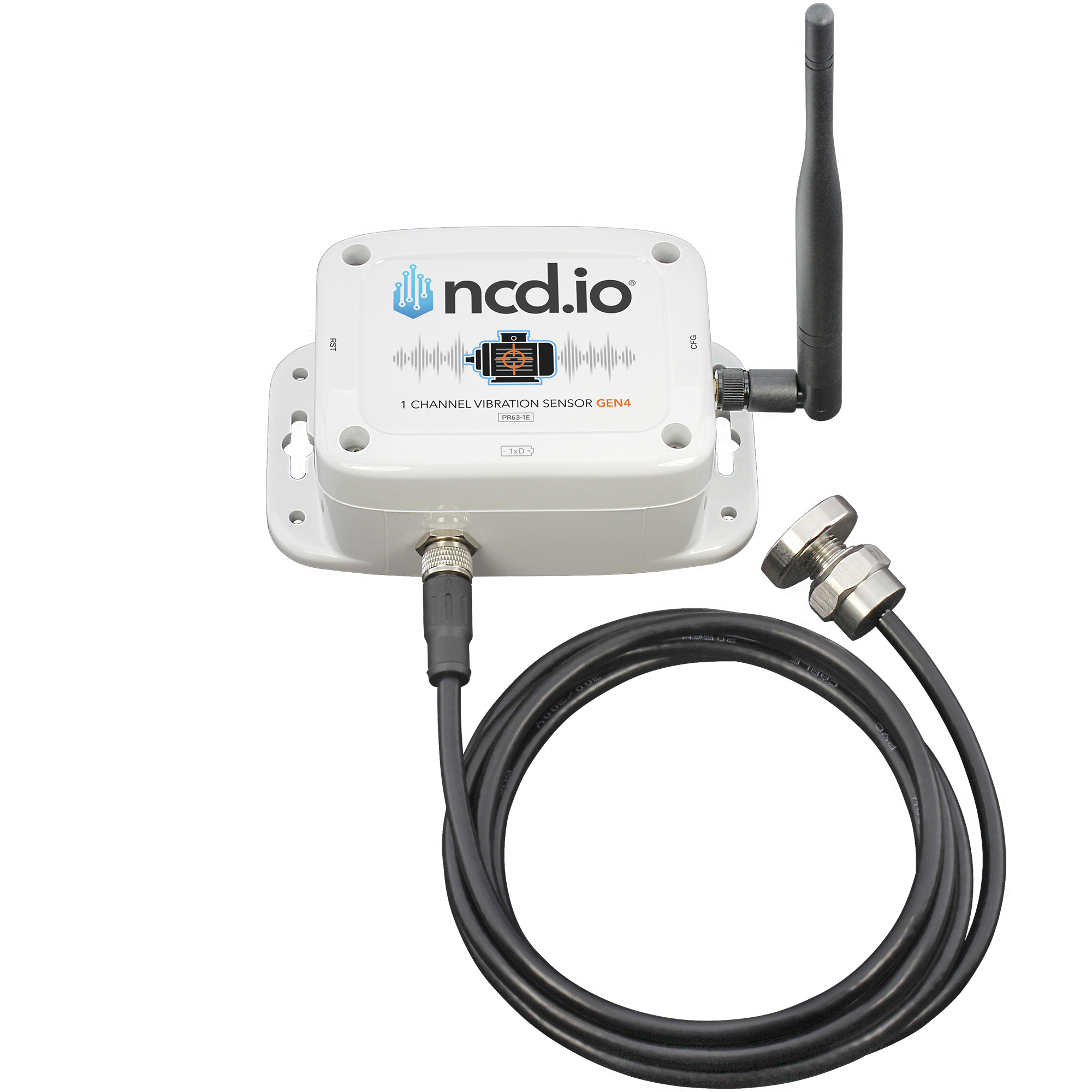 Industrial IoT Wireless Vibration Temperature Sensor Gen4