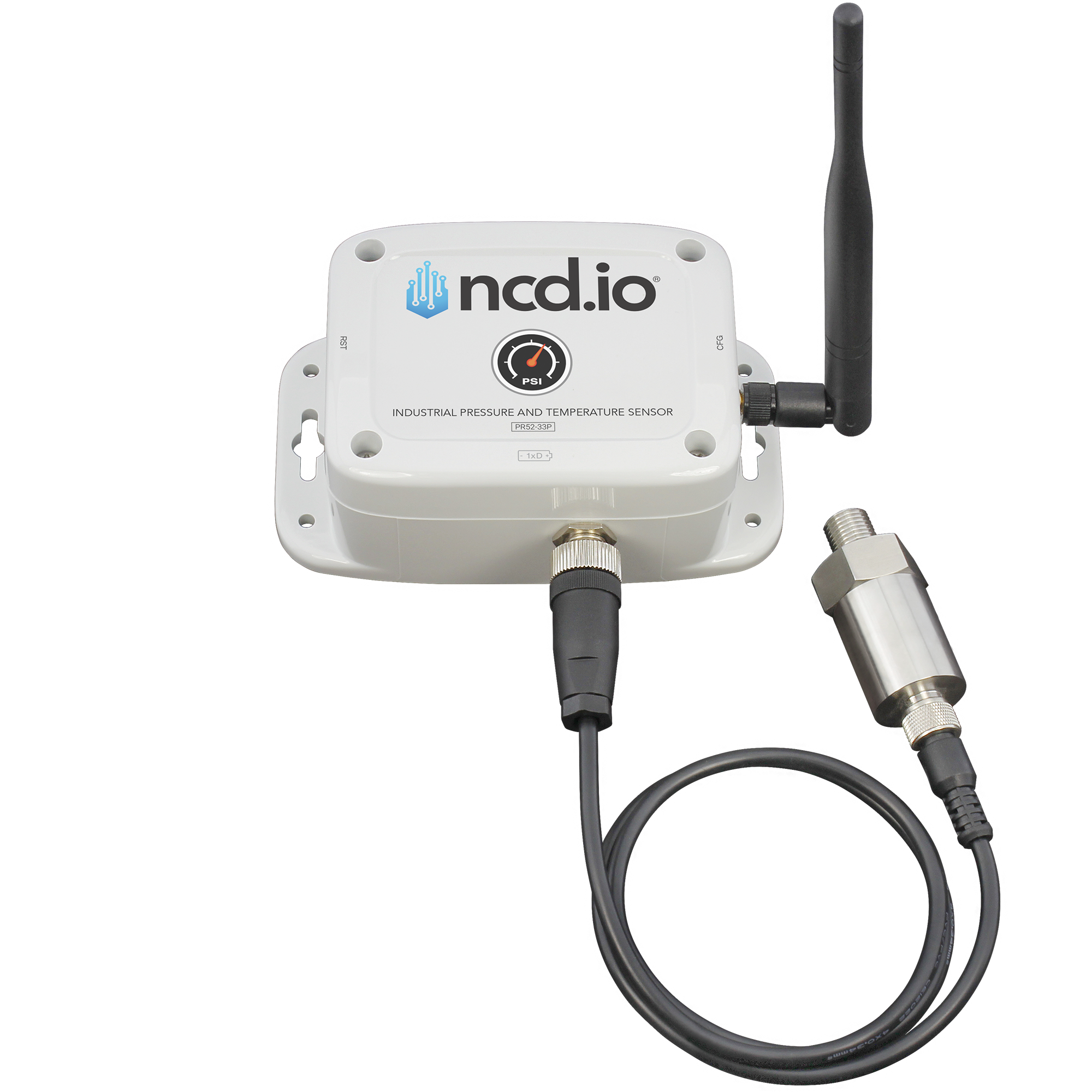 Industrial Wireless Pressure and Temperature Sensor
